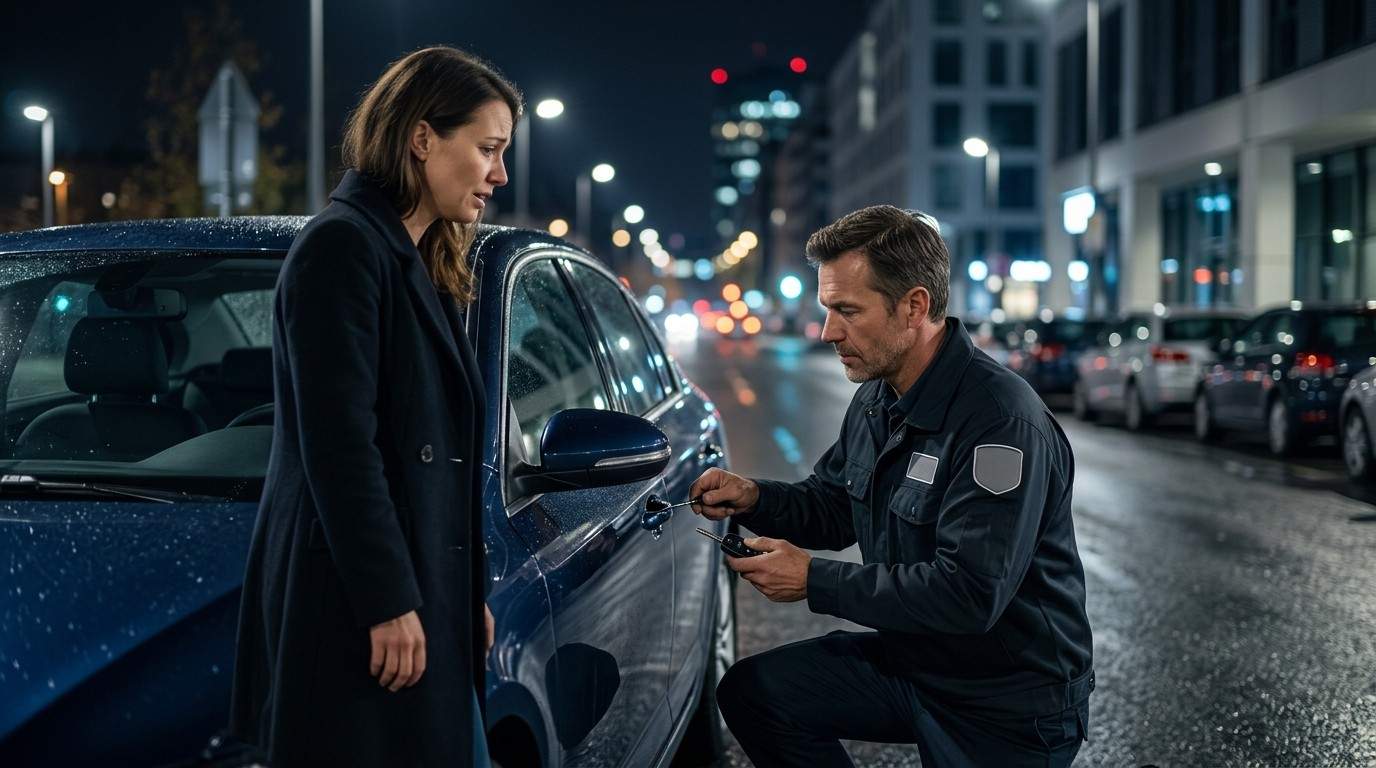 24/7 Car Key Locksmith Services: Emergency Help Guide